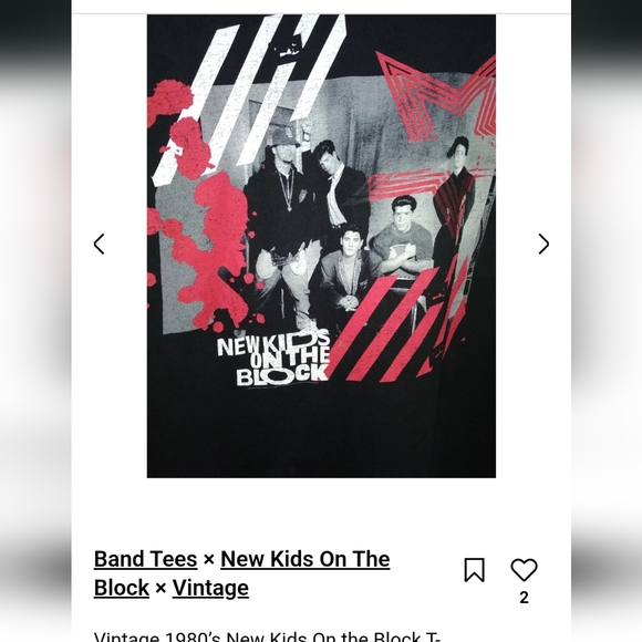 New kids on the block tour t shirt the block live Vintage 2008 - Picture 4 of 7